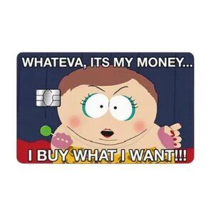 Southpark | Cartman Card Skin Sticker Decal | Small Chip